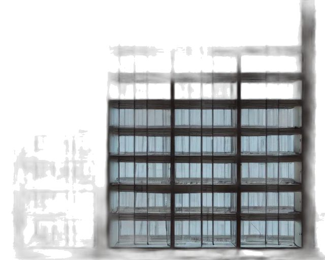 building, furniture, 3d render, concept art transparent PNG cut-out