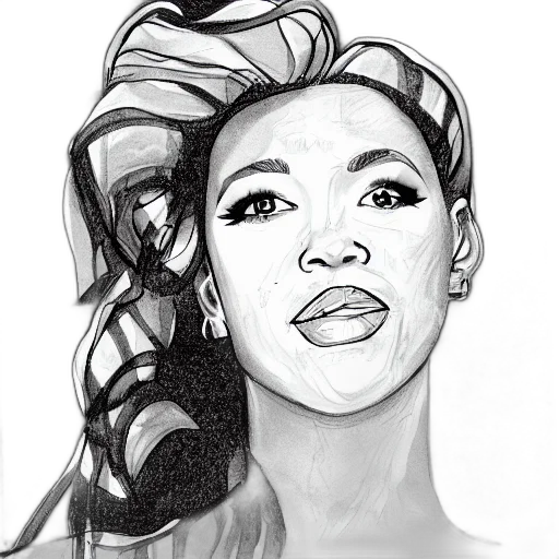 face, crown, photorealistic, cartoon, pencil sketch, comic book art, tiffany, dover transparent PNG cut-out