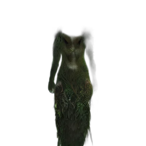 dress, creature, hair, animal transparent PNG cut-out
