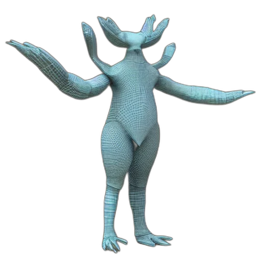 dragon, creature, animal, robot, 3d render, concept art, fantasy art, vaporwave transparent PNG cut-out