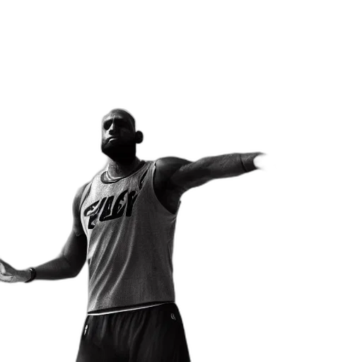 lebron, james, doing, yoga transparent PNG cut-out