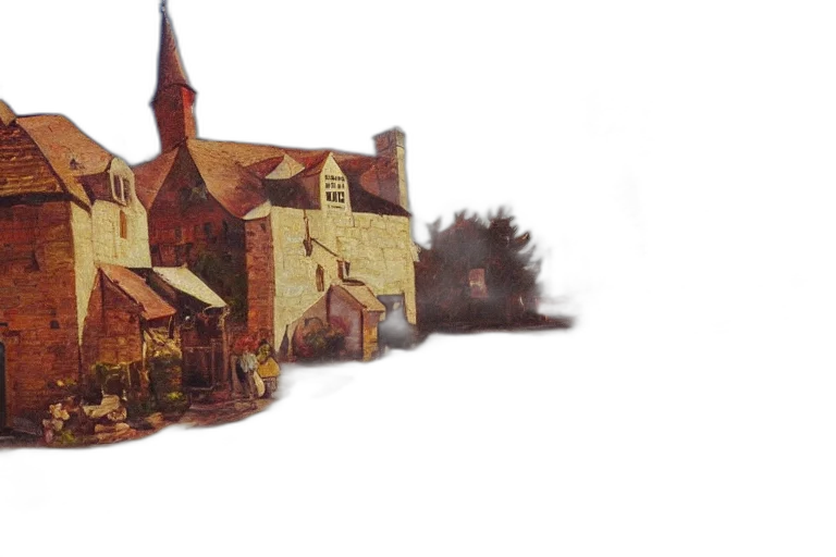 building, watercolor, concept art, 3d render transparent PNG cut-out