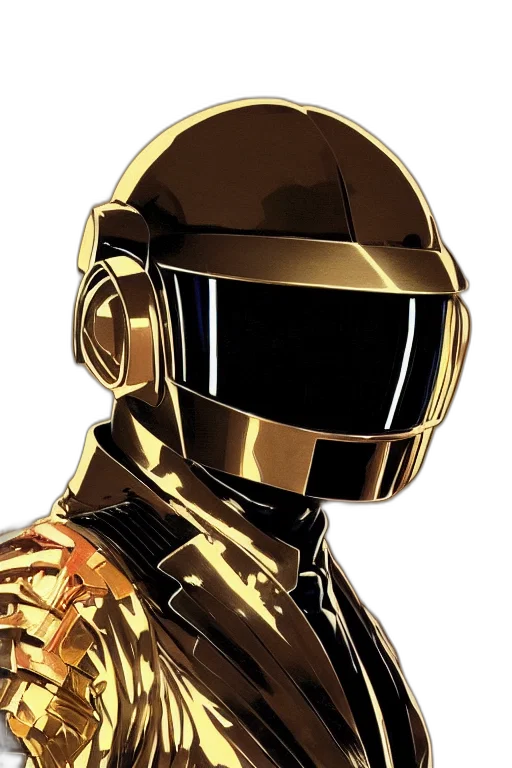 robot, mask, concept art, 3d render transparent PNG cut-out
