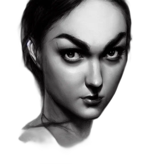 face, mask, creature, crown, photorealistic, concept art, fantasy art, pencil sketch transparent PNG cut-out