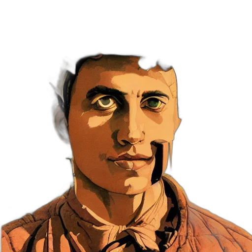 face, mask, jacket, robot transparent PNG cut-out
