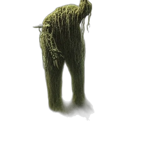 hair, creature, staff, animal transparent PNG cut-out