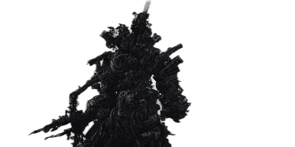 robot, weapon, sword, dragon, concept art, 3d render, fantasy art, comic book art transparent PNG cut-out