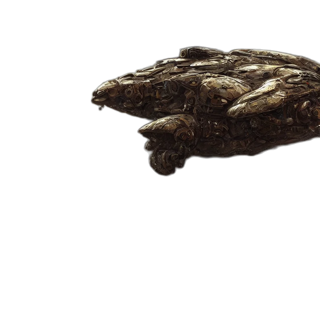 car, animal, creature, hair, 3d render, concept art, photorealistic, fantasy art transparent PNG cut-out
