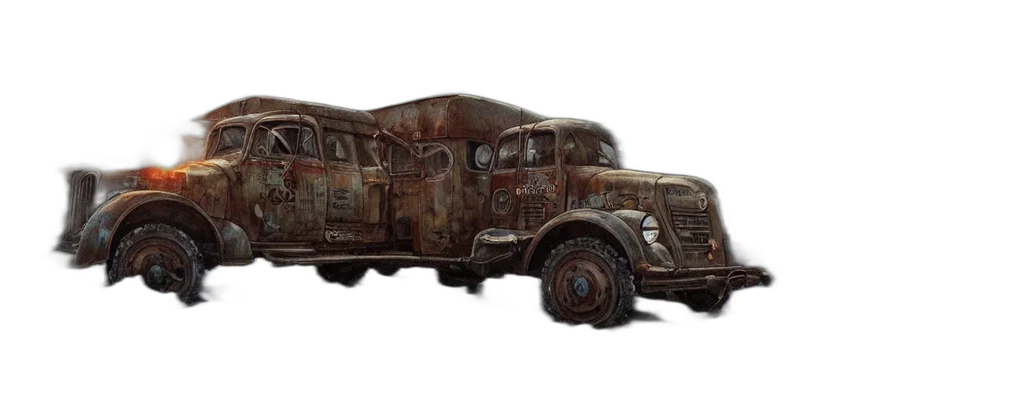car, weapon, concept art, photorealistic transparent PNG cut-out