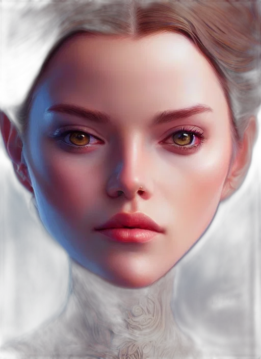 face, robot, jewelry, photorealistic transparent PNG cut-out