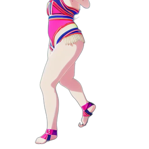 dress, pixel art, vaporwave, concept art, cartoon, neon lights, neon, colorful transparent PNG cut-out