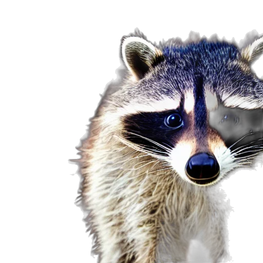 animal, creature, face, mask, photorealistic, 3d render, concept art, pixel art transparent PNG cut-out