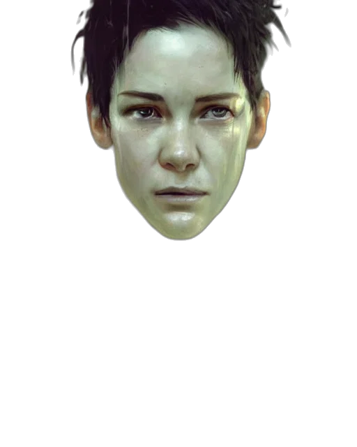 face, mask, robot, creature, photorealistic, concept art, pixel art, oil painting transparent PNG cut-out