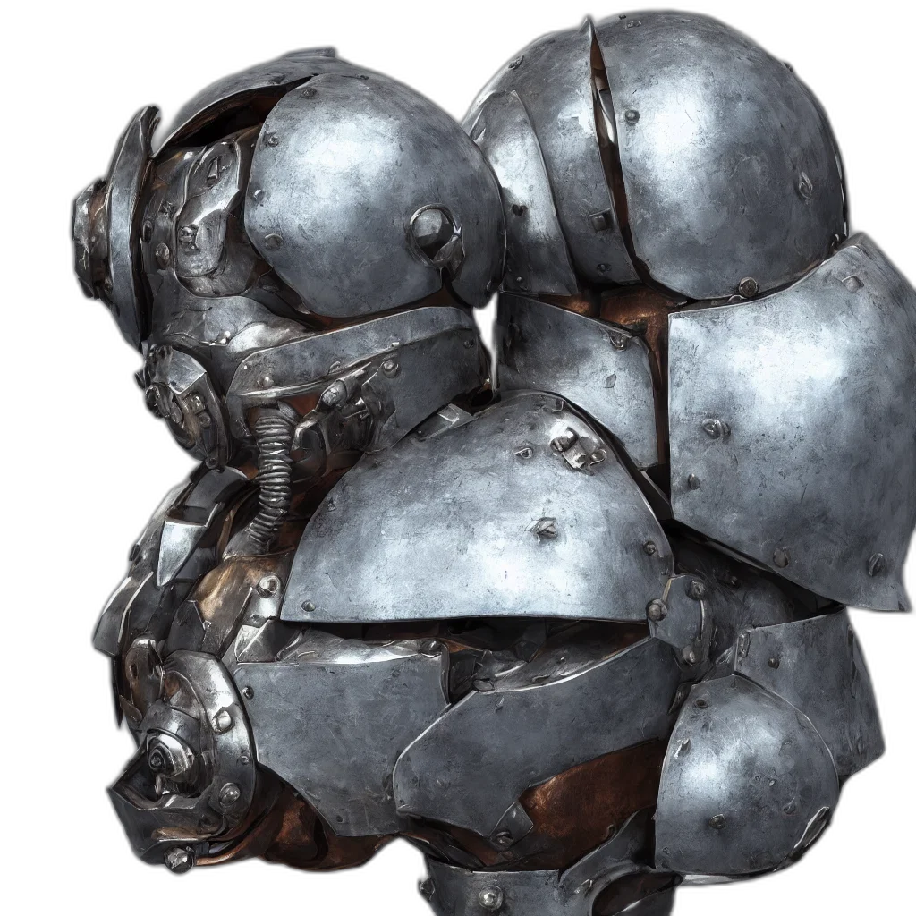 robot, weapon, crown, mask transparent PNG cut-out