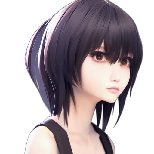 face, hair, mask, staff transparent PNG cut-out