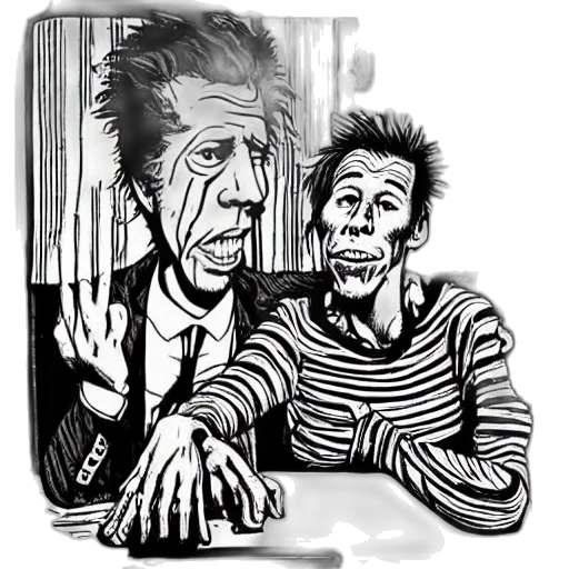 cartoon, comic book art, concept art, tom transparent PNG cut-out