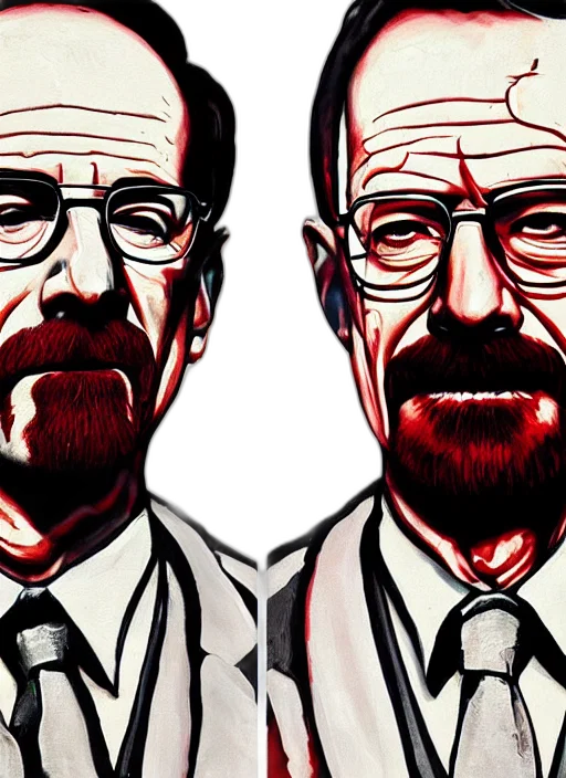 comic book art, cartoon, concept art, photorealistic, symmetrical, bilateral, half, split transparent PNG cut-out
