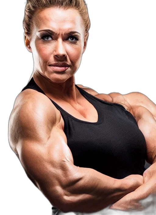 studio, photoshoot, female, arnold, schwarzenegger, lighting, bokeh transparent PNG cut-out