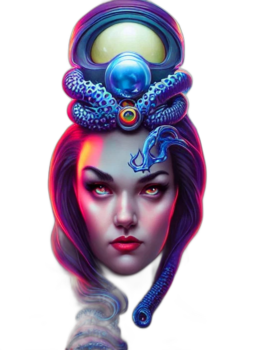 crown, mask, face, creature transparent PNG cut-out