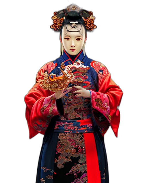 food, face, mask, dragon, photorealistic, fantasy art, concept art, 3d render transparent PNG cut-out