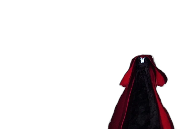 jacket, dress, crown, mask transparent PNG cut-out