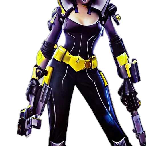 weapon, staff, robot, concept art, 3d render, cyberpunk, comic book art, full transparent PNG cut-out