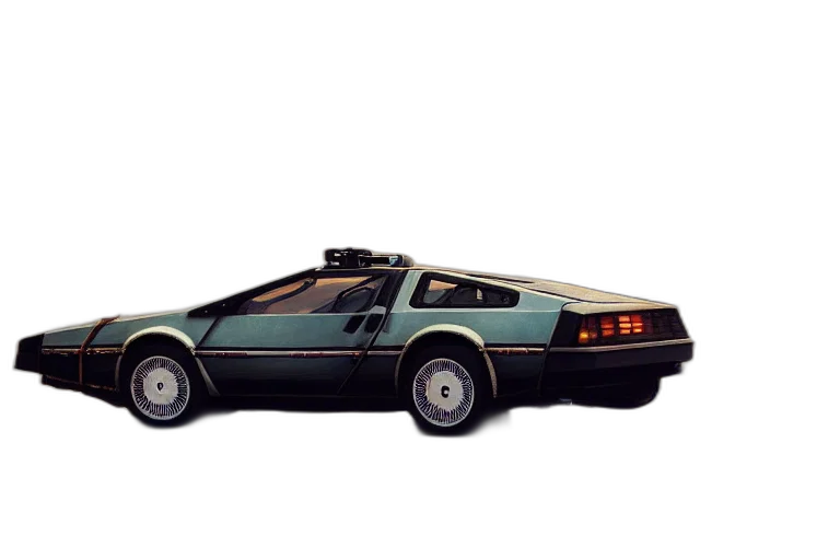 car, jacket, robot, vaporwave transparent PNG cut-out