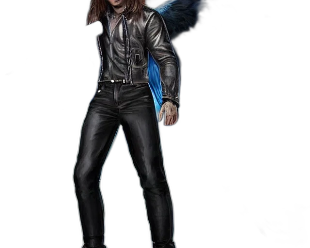 jacket, staff, concept art, fantasy art transparent PNG cut-out