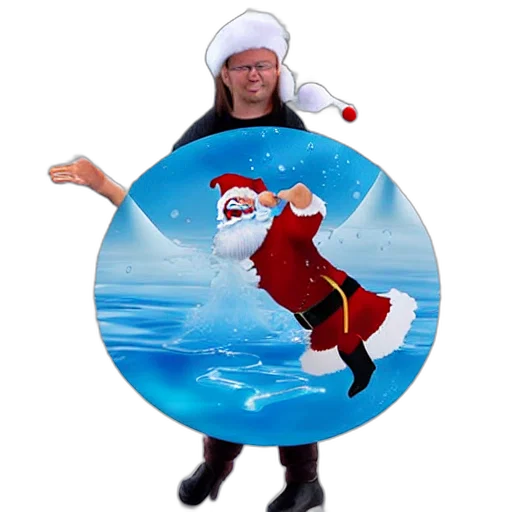 staff, hat, santa, water, bender transparent PNG cut-out