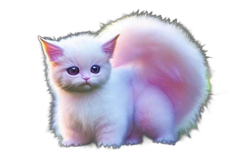 animal, creature, staff, hair, pixel art, photorealistic, concept art, vaporwave transparent PNG cut-out