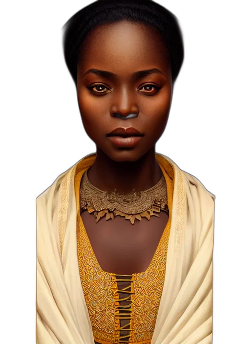 face, jewelry, crown, staff, fantasy art, concept art, photorealistic, pixel art transparent PNG cut-out