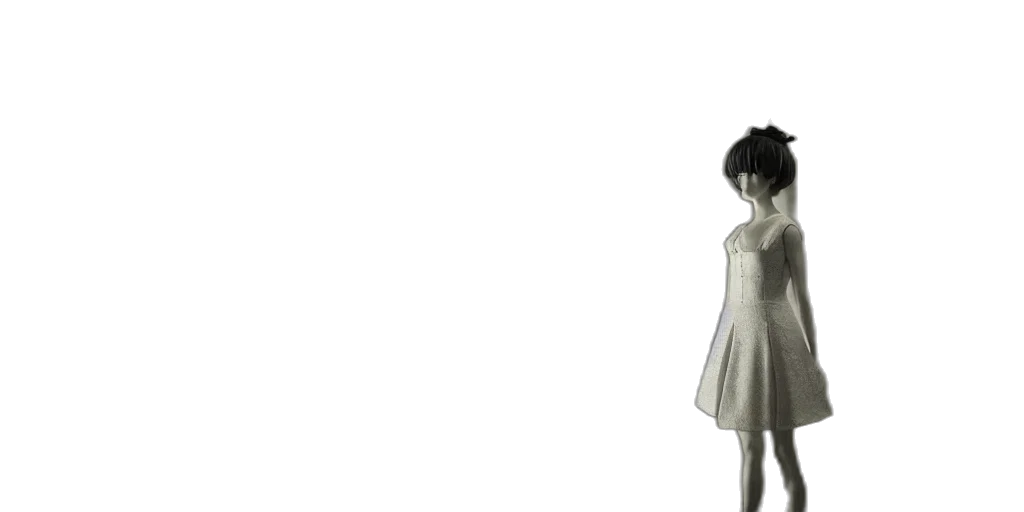 dress, jacket, robot, staff transparent PNG cut-out