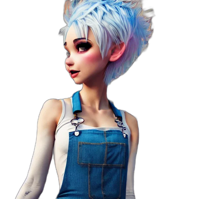 dress, staff, concept art, 3d render, fantasy art, photorealistic, blue, pastel transparent PNG cut-out