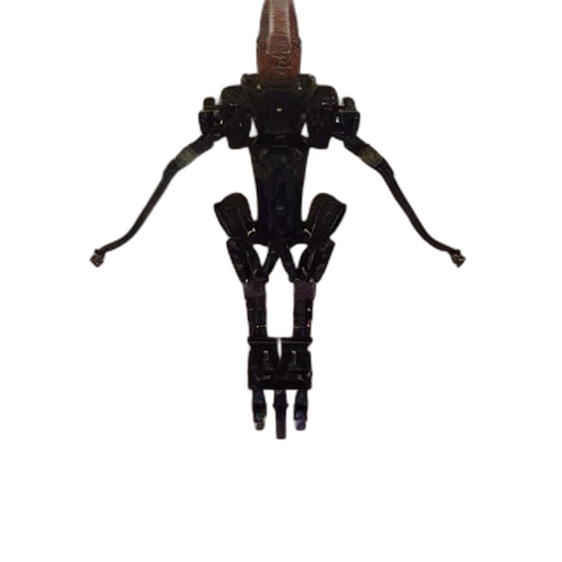 robot, staff, weapon, jewelry, 3d render, concept art, cyberpunk, pixel art transparent PNG cut-out
