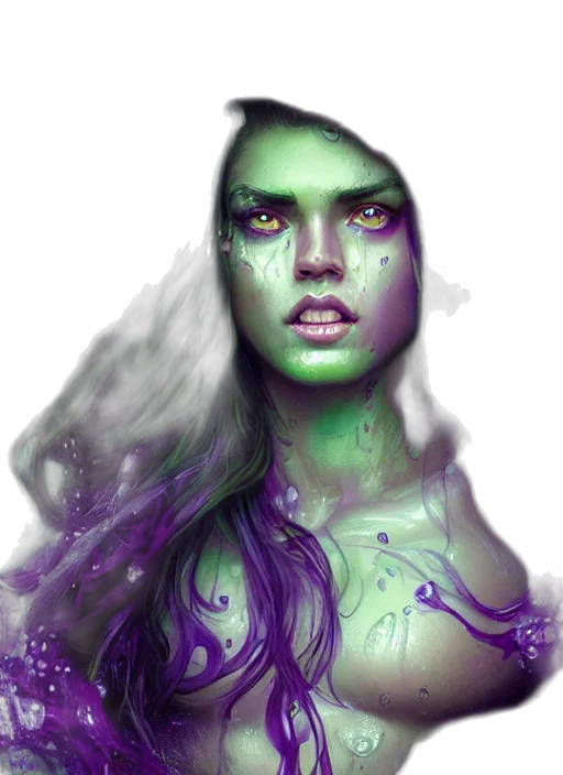 face, creature, fantasy art, concept art transparent PNG cut-out