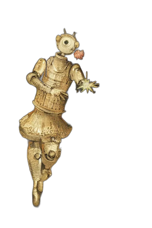 robot, staff, jewelry, mask transparent PNG cut-out