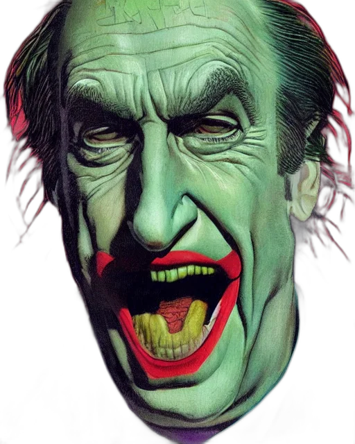 mask, face, creature, comic book art transparent PNG cut-out