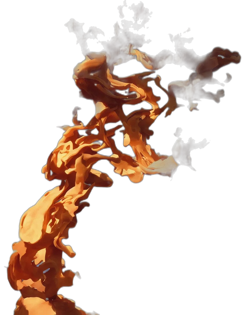 dragon, hair, crown, staff transparent PNG cut-out