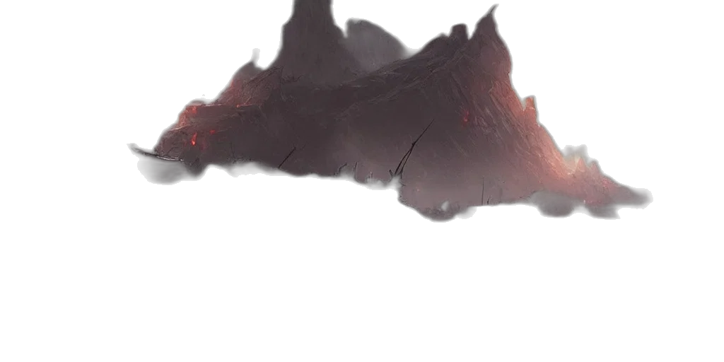 dragon, creature, mask, weapon transparent PNG cut-out