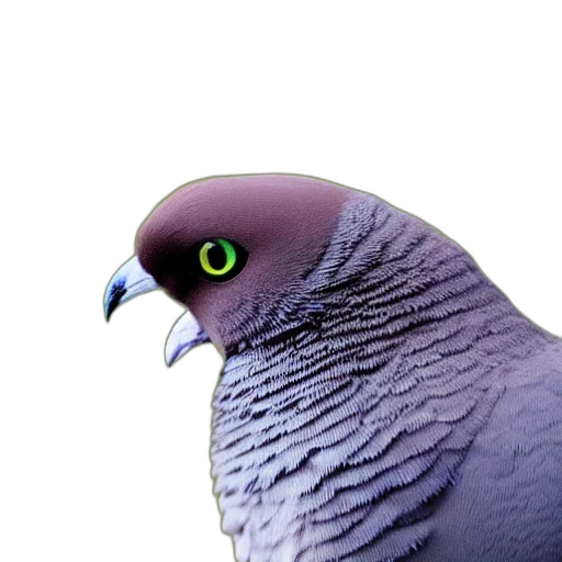 animal, creature, face, hat, photorealistic, vaporwave, 3d render, cyberpunk transparent PNG cut-out