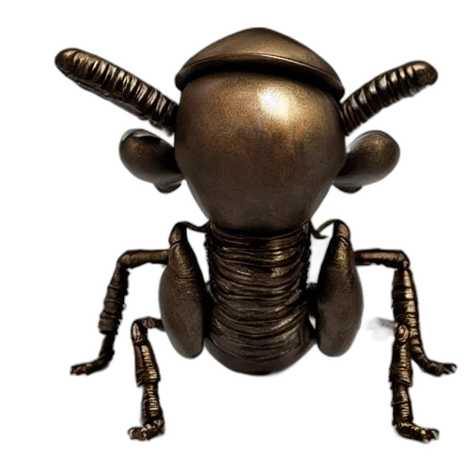 robot, creature, staff, animal transparent PNG cut-out