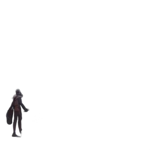robot, creature, weapon, staff transparent PNG cut-out