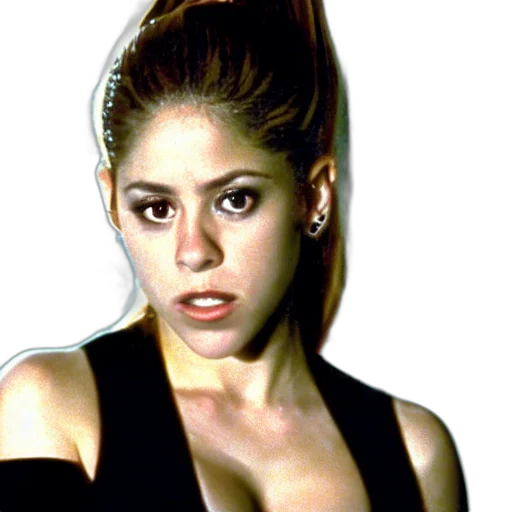 face, hair, photorealistic, shakira transparent PNG cut-out