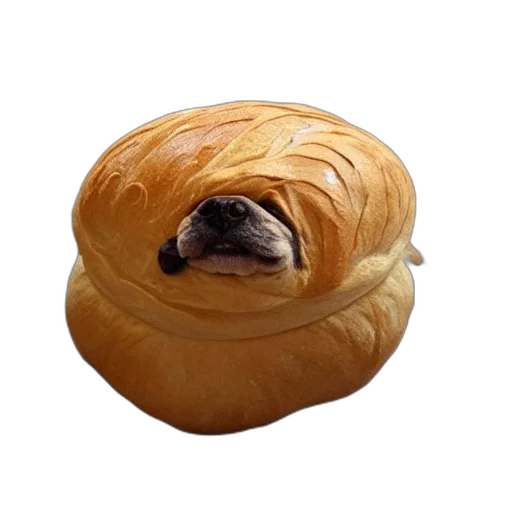 food, animal, creature, hat, photorealistic, 3d render, dog, form transparent PNG cut-out
