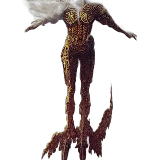 creature, robot, animal, staff, concept art, fantasy art, pixel art, 3d render transparent PNG cut-out