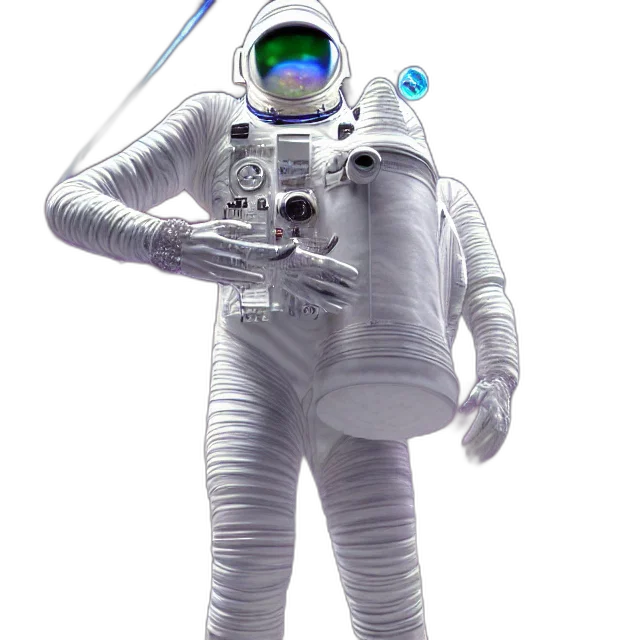 robot, staff, mask, jacket transparent PNG cut-out