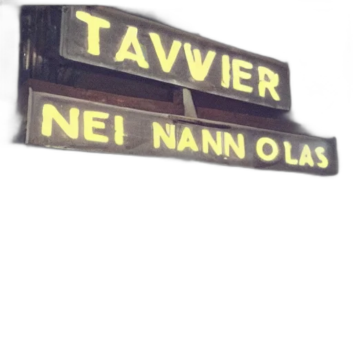 staff, 3d render, concept art, neon lights, night, old, polaroids, taverns transparent PNG cut-out
