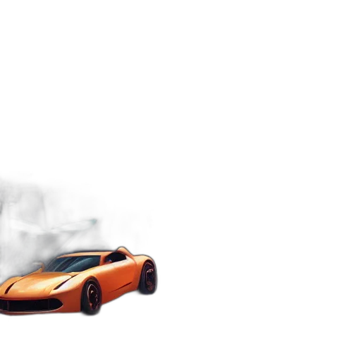 car, concept art, 3d render, photorealistic transparent PNG cut-out