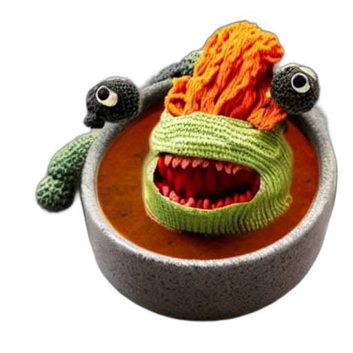 hat, creature, food, mask, 3d render, photorealistic, concept art, outer space transparent PNG cut-out