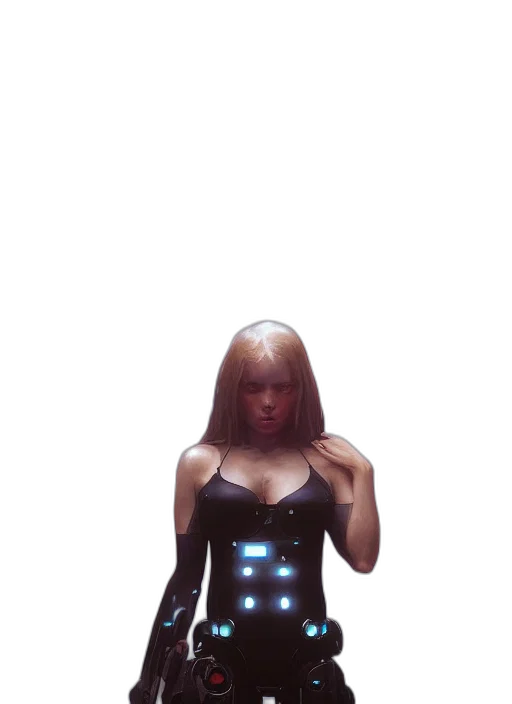 dress, robot, weapon, creature transparent PNG cut-out